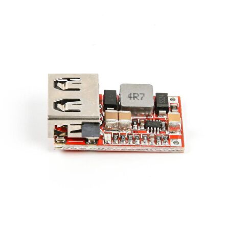 6-24V dan 5V 3A a %97.5 Verimlilikli USB DC-DC Gerilim Azaltıcı Modülü