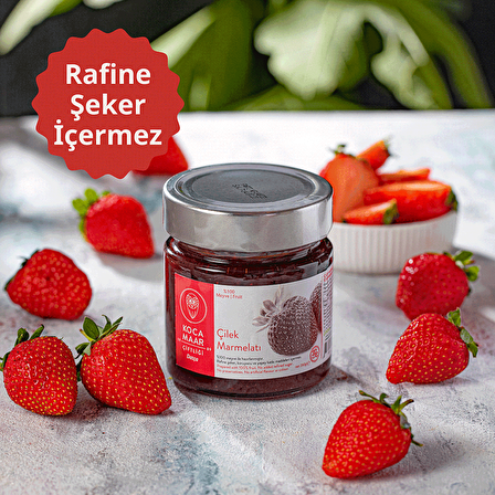 Kocamaar Çiftliği Çilek Marmelatı (Rafine Şeker İlavesiz) 260 gr