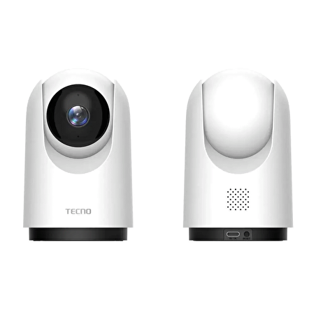 Tecno TH300 3MP 2K Ultra HD 360 Ptz Kablosuz Wifi Güvenlik Kamerası