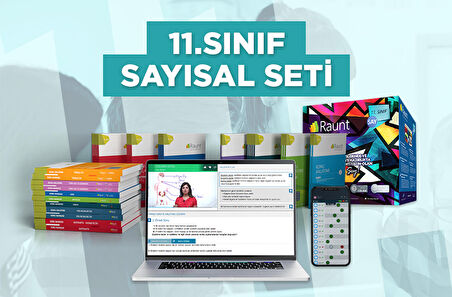 11. Sınıf SAY (37 Kitap, Mobil/Web) Yapay Zekalı, Üniversiteye Hazırlık Seti