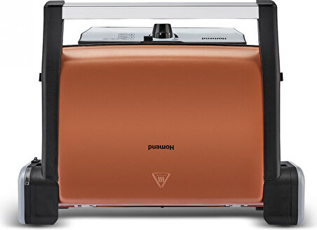 Homend Toastbuster 1383H Bronz Silver Tost Makinesi