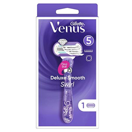 Gillette Venus Swirl Extra Smooth Kadın Tıraş Makinesi Yedekli