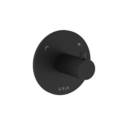 VitrA Origin A4285736 Ankastre 2 Yollu Yönlendirici, Mat Siyah