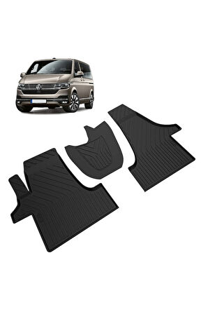 Transporter T5 T6 T7 Havuzlu Paspas Siyah Araca Özel 2003 Ve Sonrası Tüm Modeller Için