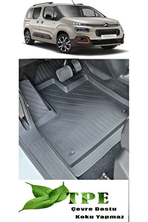 Citroen Berlingo Havuzlu Paspas 2019 2020 2021 2022 2023 2024 Yumuşak Kokusuz Feel Shine Bold