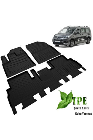Toyota Proace City Havuzlu Paspas 2019 2020 2021 2022 2023 2024 Kokusuz Yumuşak