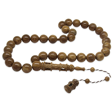 Sistemli Büyük Boy Kapsül Kesim Cilalı Kuka Tesbih