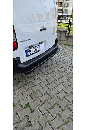 Opel Combo  Arka Koruma SİYAH Tampon Koruma 2019 2020 2021 2022 2023 2024