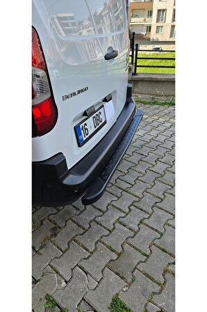 Opel Combo  Arka Koruma SİYAH Tampon Koruma 2019 2020 2021 2022 2023 2024