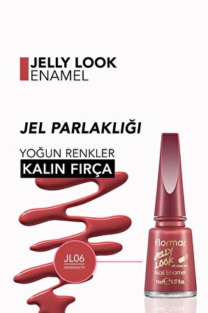 Flormar Jelly Look Amaranth 06 Oje