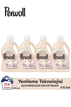 Perwoll Hasas Yenileme Beyazlar 4x 2.97L 216 Yıkama