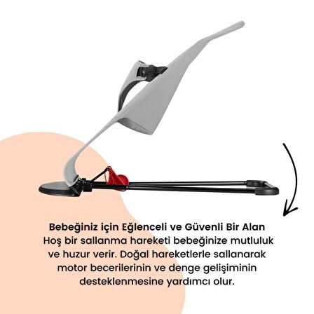 Gulz Sleeper Gri Sallanan Ana Kucağı