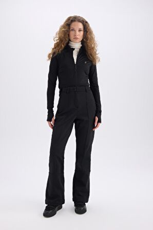 DeFactoFit Regular Fit Sporcu Cepli Softshell Kayak Pantolonu D0017AX24WNBK81