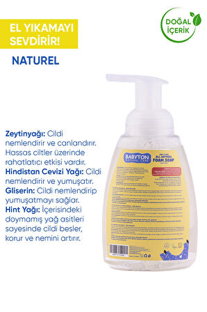 Babyton Doğal Aromasız Köpük Sabun 350 ml