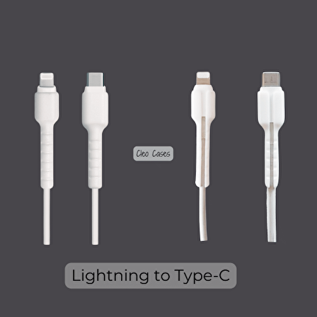  Şarj Kablo Koruyucu - Type-C to Lightning