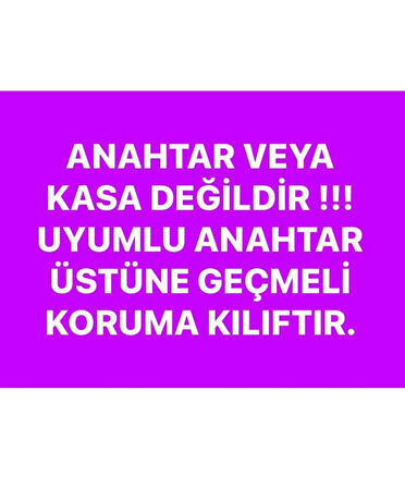 Togg T10x Uyumlu Anahtar Koruma kılıfı Mavi / Altın Detaylı Lütfen Anahtar Teyiti Yapınız