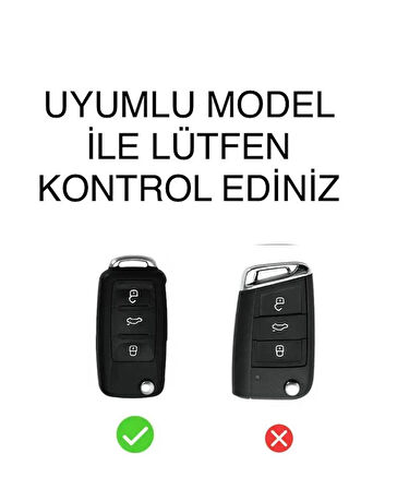 Golf 6 Tiguan Jetta Scirocco Polo Caddy Passat Karbon Anahtar Koruma Kılıfı 2.Resime Bakınız Lütfen