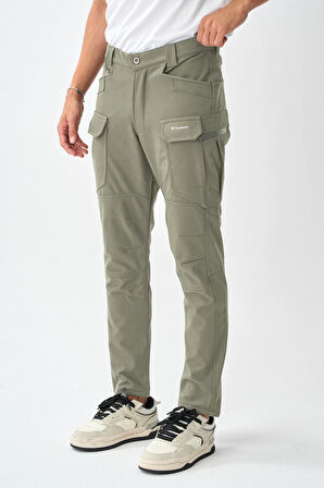 Soft Shell Rüzgar, Su & Soğuk Geçirmez İçi Polarlı Kışlık Taktik Pantolon E218-1