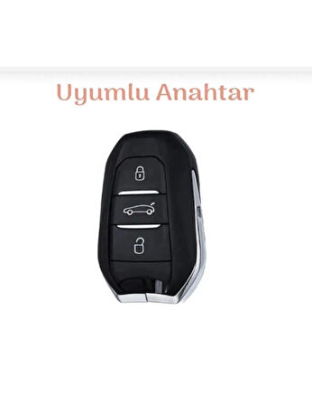 Peugeot 208 308 508 2008 3008 5008 Rifter Anahtar Koruma Kılıf Sustasız Anahtarsız Çaliştırma