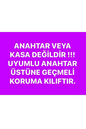 Peugeot 3008 208 308 508 Rifter Anahtar Kılıfı Siyah Krom 2.Resime Bakınız Lütfen