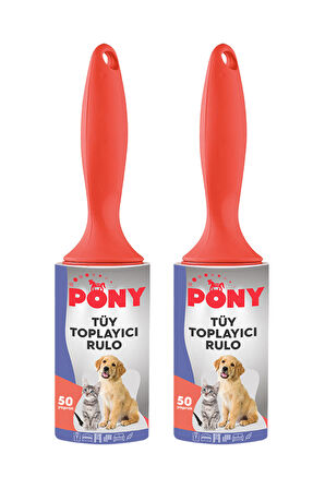 PONY TÜY TOPLAYICI RULO 2 Lİ SET KEDİ KÖPEK