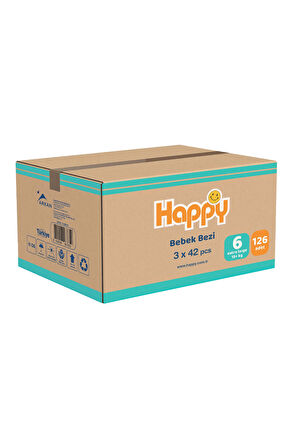 Happy Bebek Bezi Extra Large 6 No 126 lı