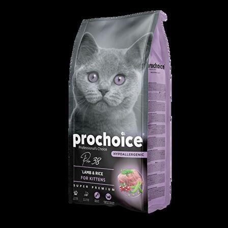 ProChoice Pro 38 Kitten Kuzu Etli Yavru Kedi Maması 15 Kg