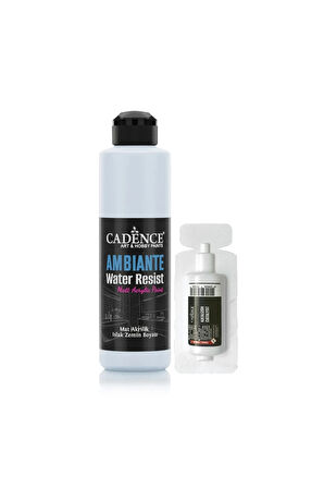 Ambiante Suya Dayanıklı Akrilik Boya Aw-03 Eskimiş Beyaz 250ml + Katalizör 10gr