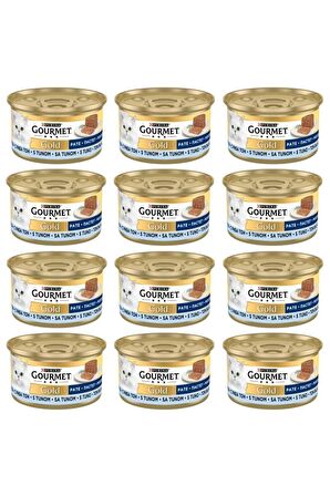 Kıyılmış Ton Balıklı Kedi Konserve Maması 85 Gr 12 Adet