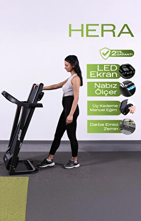 Proforce Hera Koşu Bandı Eğimli, Katlanabilir, 0-10km hız, 2 Hp Motor