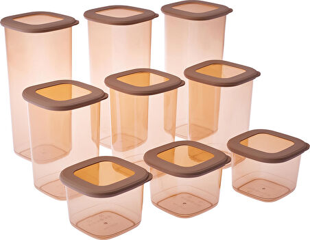 Karaca Rise 9'lu Saklama Kabı Bal Köpüğü