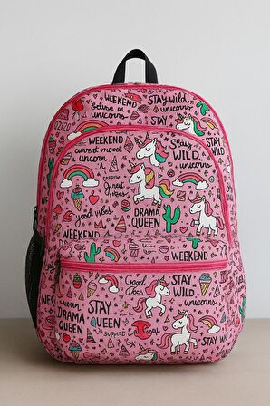 NewBag UNİCORN KIZ SIRT OKUL ÇANTASI-3'LÜ SET  (YENİ SEZON)