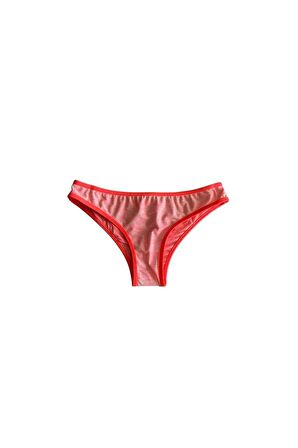 Turuncu Kenarları Şeritli DAR KALIP Bikini Altı