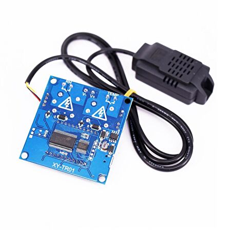 LED Göstergeli Sıcaklık ve Nem Kontrollü 2 Kanal Bağımsız Röle Modülü XY-TR01