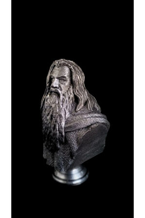Yüzüklerin Efendisi Gandalf Figür/büst 12cm Metalik