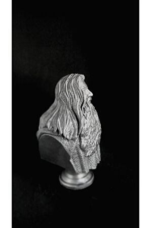 Yüzüklerin Efendisi Gandalf Figür/büst 12cm Metalik