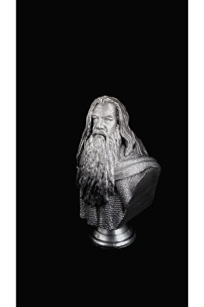Yüzüklerin Efendisi Gandalf Figür/büst 12cm Metalik