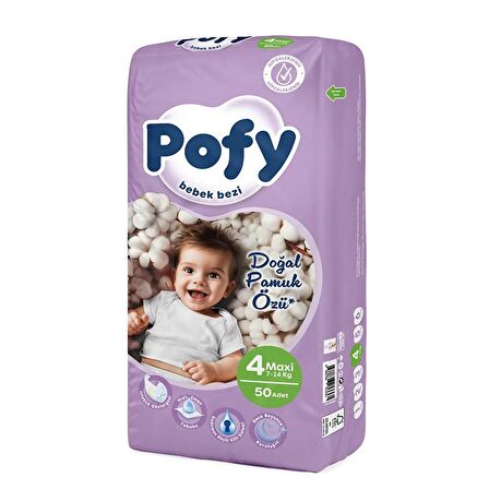 Pofy Maxi 4 Numara Bebek Bezi 7-14 kg 50 Adet