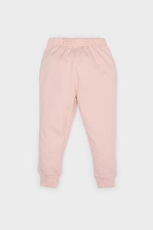 DeFacto Kız Bebek 2'li Takım Fiyonk Baskılı Sweatshirt Beli Lastikli Eşofman Altı E2866A525SPPN127