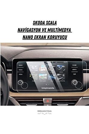 Skoda Scala Navigasyon Ve Multimedya Nano Ekran Koruyucu