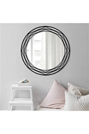 FAVdecor Modern Metal Dekoratif Duvar Aynası, Modern Eşsiz Ayna, Tam Boy Ayna, Modern Ev Aynası