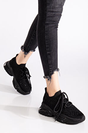 Suins Decery Model Taş İşlemeli Kadın Spor Ayakkabı Sneaker