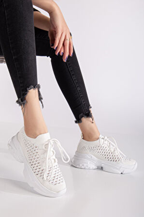 Suins Decery Model Taş İşlemeli Kadın Spor Ayakkabı Sneaker