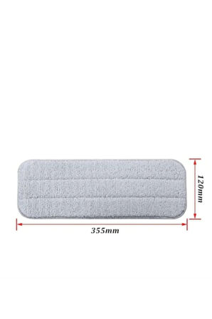 360 Derece Su Püskürtmeli Mop Yedek Paspas 4 Adet