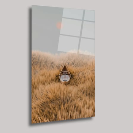 Rüya Tarlası Cam Tablo 35x50 cm