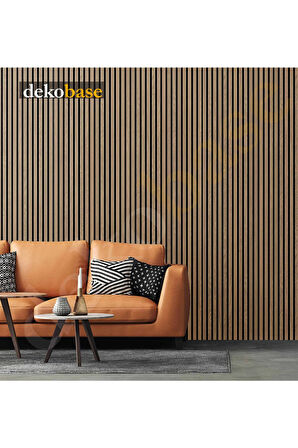 Ceviz 100x270 cm Yeni Nesil Akustik Ahşap Duvar Paneli