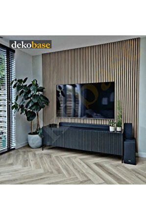 Atlantik Çam 100x270 cm Yeni Nesil Akustik Ahşap Duvar Paneli