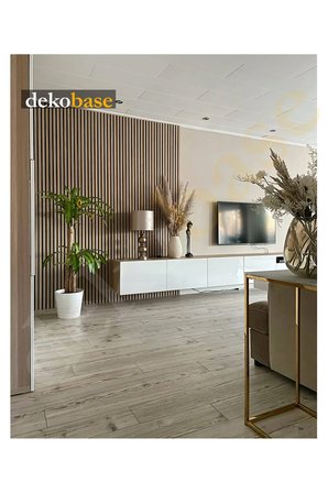 Atlantik Çam 100x270 cm Yeni Nesil Akustik Ahşap Duvar Paneli