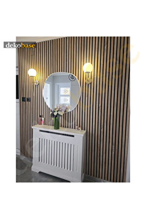 Atlantik Çam (2 ADET) 60x270 cm Yeni Nesil Akustik Ahşap Duvar Paneli