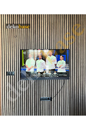 Atlantik Çam (2 ADET) 60x270 cm Yeni Nesil Akustik Ahşap Duvar Paneli